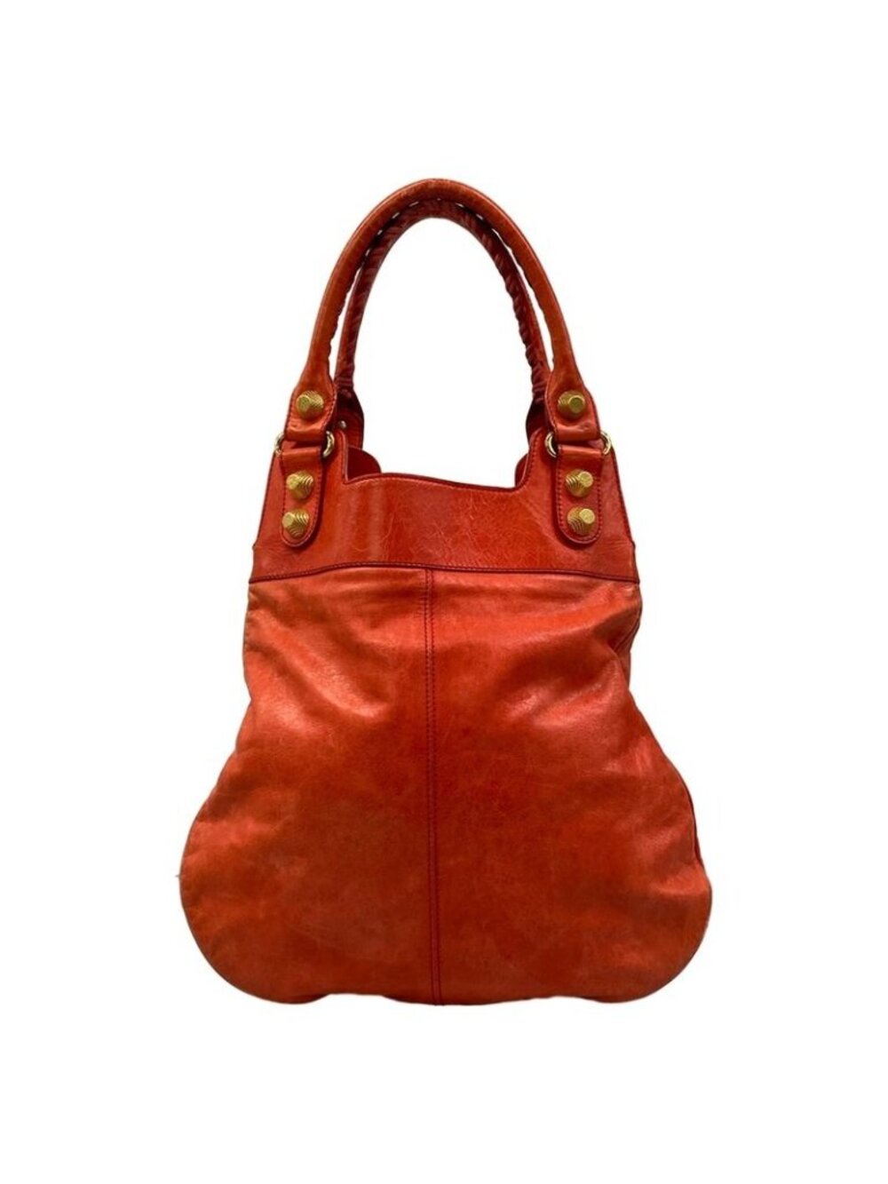 Balenciaga Shoulder Bag Editor's the Giant Slim Red Leather - Picture 3 of 15